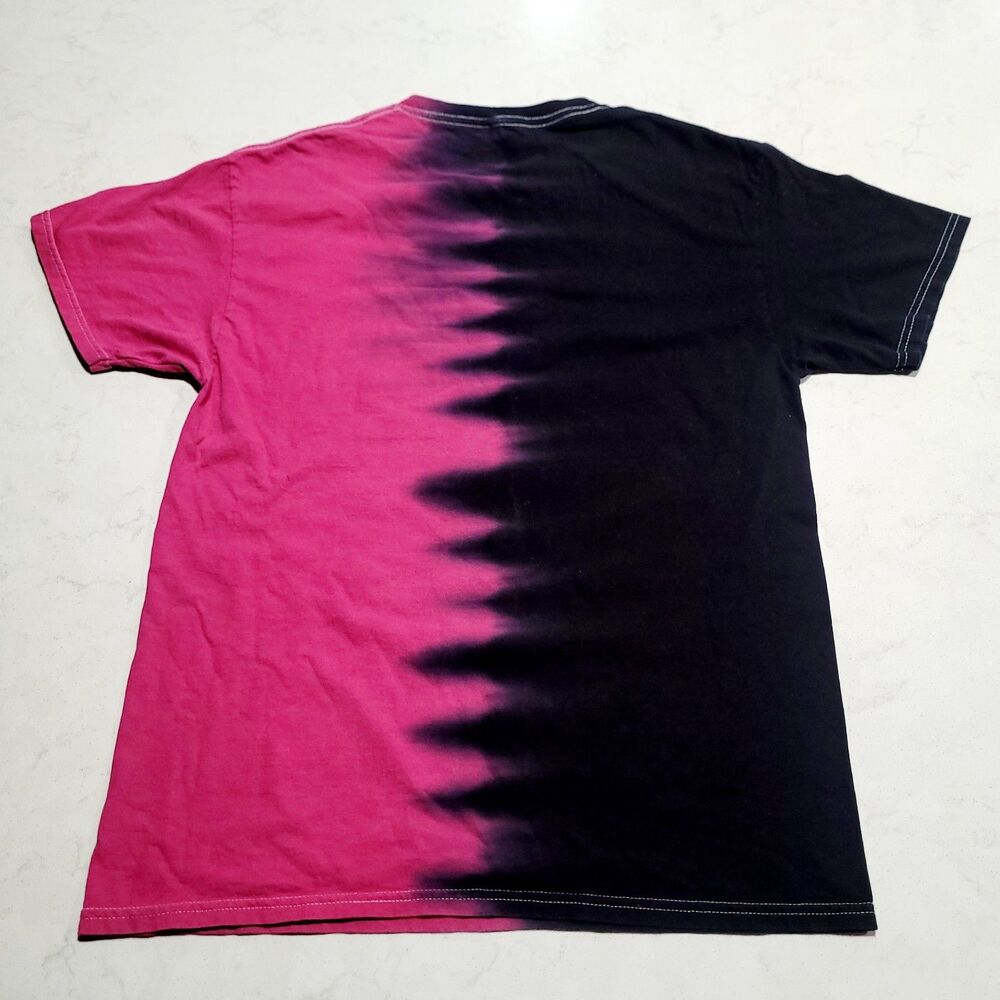 Kuromi & My Melody By Sanrio Pink & Black Tye Dye T Shirt Size M Hello Kitty EUC - Picture 2 of 6